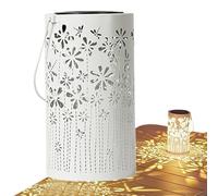 Générique Lanternes solaires d'extérieur - lampes fleurs métalliques colorées - Éclairage solaire pour chemin extérieur | pour terrasse jardin pelouse cour arrière trottoir entrée aménagement