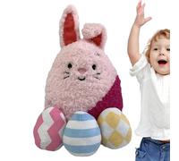 Générique Lapin de Pâques en Peluche | Coussin Décoratif Doux et Moelleux,Coussin Décoratif à Envelopper,pour Adultes Collectionneurs Chambre Divan Lit Auto