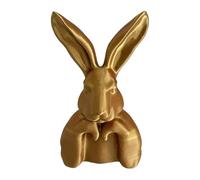 Générique Lapin Doré Décor de Pâques,Statuette Lapin Doré Déco Pâques | Accessoires de Maison Lapin de Printemps | pour Maison Salon Chambre Bureau Étagère Table à Manger Cheminée Entrée Meuble