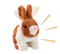 Générique Lapin en Peluche électrique - Figurine animée en Tissu ABS de 6,69 Pouces | Figurine de Marche avec Mouvement de Saut, Plaisir de Jeu, Divertissement pour, Cadeau interactif pour | Cha