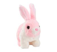 Générique Lapin en Peluche électrique - Figurine animée en Tissu ABS de 6,69 Pouces | Figurine de Marche avec Mouvement de Saut, Plaisir de Jeu, Divertissement pour, Cadeau interactif pour | Cha