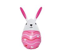 Générique Lapin Gonflable de Pâques avec œufs colorés, décoration Festive pour l'intérieur, l'extérieur, Le Jardin, la terrasse ou Toute Autre fête. (40X20X15cm)