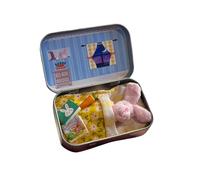 Générique Lapin Mignon Cadeau de Pâques,Peluche Lapin Carotte, Mini Lapins Plush Ornament in Tin Box pour fête de Pâques, Cadeau pour Amis, Adolescents, Filles (A)