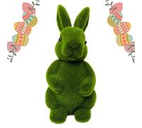 Générique Lapin musc | Pâques Verts décoratifs pour Jardin | Statuette Animale de Bureau Mignon, Grande Sculpture de Pâques pour Le Salon et la décoration de la Maison