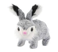 Générique Lapin Réaliste Interactif,Animal Interactif Électrique Sautillant | Peluche de Lapin Réaliste - Cadeau Filles Garçons Anniversaire Noël Pâques Jeu Intérieur Maison