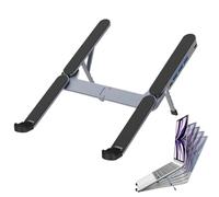 Générique Laptop Docking Station Stand - Aluminum Alloy USB HUB Tablet Support, Ergonomic Holder | Desktop Riser Base for Home /5x1.73x0Table Desk Travel Business Notebook Computer Pro Air Laptop