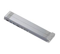 Générique Laptop Docking Station, Tablet Stand, Silver, Multiport Adapter, Adjustable Height Riser, Fast Charging Hub, Ideal for Notebook Workstations, Desktop Setup, Home Use, Ergonomic Support