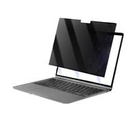 Générique Laptop Privacy Screen,Removable Anti-Glare Screen Filter - Easy to Install Magnetic Privacy Film Protector -Versatile for Studio Cafe Airport Workstation Desk Travel Public Space