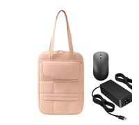 Générique Laptop Shoulder Bag 36cm Soft Sleeve Padded For Tablet Notebook