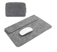 Générique Laptop Sleeve Bag - Compartment Computer Organizer with Magnetic Buckle Closure for Students, Workers, and Travelers, Portable Padded Case for School, Office, 14.1 Inches.