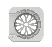 Générique Laptop Stand Dock - Mini Computer Host Base | Silver Gray Aluminum Alloy Docking Station Stand, Compact 12.7x12.7x3.5cm Size for Desktop Laptop Use at Home Dormitory Office Bedroom