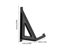 Générique Laptop Wall Mount Hanger, Keyboard Wall Holder, Adjustable Computer Bracket with Storage, Electronics Display Shelf for Home Office, Bedside Organizer for Books Frames Routers Pictures Art