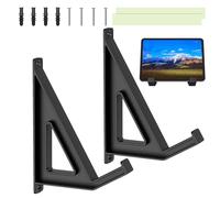 Générique Laptop Wall Mount Shelf, Adjustable Keyboard Wall Hanger and Display Bracket, Space-Saving Computer Stand for Electronics, Bedside Storage for Art, Picture Frames, Routers, Home Offices Use