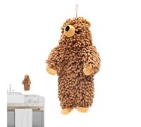 Générique Large Bath Towels - Plush Towel | Absorbent Chenille Decorative Handkerchief | Cartoon Bear-Shaped Plush Towels for Home House Indoor Bathroom Washroom Kitchen Inside Women Men