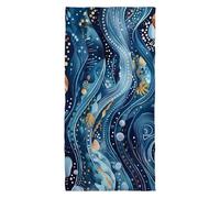 Générique Large Beach Towel | 2 in 1 Convertible Bath Blanket Drawstring Bag,Foldable Compact Beach Towel,Ideal for Camping Swim Hotel Water Park Travel Outdoor Vacation Picnic