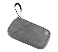 Générique Large Capacity Card Holder Wallet, Zipper Wallet for Men, Men's Card Holder with Handle, Travel Wallet for Business Trip, RFID Blocking Wallet for Cards, Stylish Men's Wallet for Travel