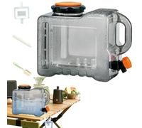 Générique Large Capacity Water Containers - 8l/12l Household Drinking Water Storage Buckets | Wâter Tank for Camping | Large Capacity Wâter Container | Camping Canteen with Spigot for Family Cooking