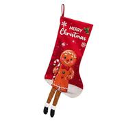 Générique Large Christmas Stocking Ornament Hanging Fireplace Tree Decor | Large Stocking Ornament Adds Festive Charm While Holding Small Treats And Decorative Fillers For Holiday Displays Beautifully