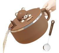 Générique Large Noodle Bowl,1200ml Spoon Included Kitchenware - Instant Noodle Maker Bowl - for College Dorm Apartment Kitchen Dining Room Students Adults