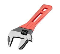 Générique Large Opening Adjustable Wrench- Ergonomic Spanner Grip, Metal Repair Tool, Portable Torque WrenchWith Easy Handling | Sink Drain Plumbing Tool for Home Business Maintenance DIY Projects