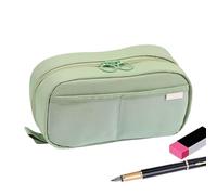 Générique Large Pencil Case Organizer, Stylish Waterproof Storage Bag for Stationery, Portable Pencil Organizer Box with Handle for Elementary, Middle, High School, School Supplies
