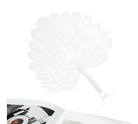 Générique Large Round Hand Fan, Hand Fan, Tail Shape Cooling Gadget