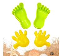 Générique Large Sand Mold, Imaginative Interactive Activity, Footprint Handprint Sand Sculpting Toy for Preschoolers, Family, Boys, Park, Backyard, Party