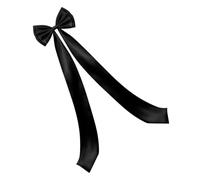 Générique Large Satin Bow 75x18 inch Satin Elegant Reusable Long Streamers | Big Bow Decor for Festive Table Porch Wedding Arch Christmas Tree Fireplace Stand