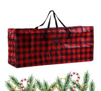 Générique Large Storage Totes, Waterproof PP Christmas Tree Storage Bag, Foldable Duffel Bag with Zippers and Carrying Handles for Space-Saving in The House, Perfect for Seasonal Organization