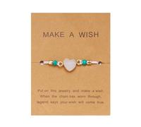 Générique Largeur Breloques Précieuses Empilable Anneaux accessoires, cadeau de saint-valentin, cadeau pour femmes Mamie Avec 2 Avec Couleurs Bijoux (White, One Size)