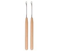 Générique Latch Hook Kits For Adults | 2-Piece Metal Knitting Accessories | 5.31x0.32inch Beginners Knitting Repair Latch Hook | For Snags Sweaters Weaving Sewing Threading Jewelry Making