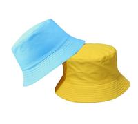 Générique Latex Transparent de pêcheur mâle Version coréenne décontracté Pot Chapeau Femme Couleur Unie Plaque Lumineuse visière Chapeau Couple Chapeau De Cowboy Enfant Fille (Sky Blue, M)