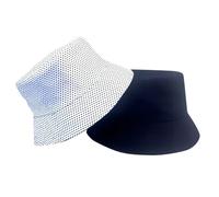 Générique Latex Transparent de pêcheur mâle Version coréenne décontracté Pot Chapeau Femme Couleur Unie Plaque Lumineuse visière Chapeau Couple Chapeau De Cowboy Enfant Fille (Navy, M)