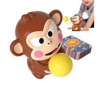 Générique Launching Monkey Prank Toy - Surprise Toy for Kids Parties | Spring Action Mechanism with Compact Design, Funny Interactive Game, Novelty Prank Game for Family Friends Gatherings Travel Fun