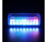 Générique Lautres D'avertissement De Moto - Lumière De Sécurité Imperméable À LED Colorée Avec Chargement USB | Universal Bike Scooter Decorative Signal Lampes Avec Une Bande Double Face Solide