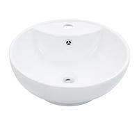 Générique Lavabo avec trop-Plein 46,5 x 18 cm Céramique Blanc,Quincaillerie,Plomberie,Équipements sanitaires,Éviers & lavabos,Lavabos,Blanc,9.8kg,143903