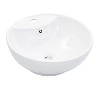 Générique Lavabo avec trop-Plein 46,5 x 18 cm Céramique Blanc,Quincaillerie,Plomberie,Équipements sanitaires,Éviers & lavabos,Lavabos,Blanc,9.8KG,143903