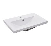 Générique Lavabo encastré 61 x 39,5 x 18,5 cm Céramique Blanc,Quincaillerie,Plomberie,Équipements sanitaires,Éviers & lavabos,Lavabos,Blanc,12.8kg,145061