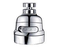 générique Lavabo Ménage Robinet Douche 360 ° Balançoire en 3 étapes Mode Moussant Placage Antidérapant Conception Cuisine Douche Pulvérisateur Cuisine Robinet DoucheOpération Facile