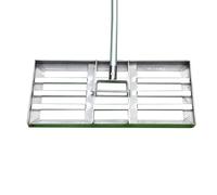 Générique Lawn Leveling Rake Professional Lawn Leveler Tool Heavy Duty Garden Grass Rake for Golf & Landscaping (2m Leveler (50 * 25cm))