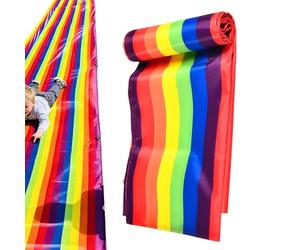 Générique Lawn Slide Adventure, Colorful Water Game Mat, Backyard Outdoor Slider, Removable Splash Mat, Exciting Activity for Boys Girls Teens, Outdoor Fun Entertainment for Youth
