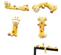 Générique Lazy Duck Computer Decoration, 4pcs 3D Craft Figurine Computer Decors, Desk Adorable Duck Ornaments, for Office Monitor Car Dashboard Accessories (#B)