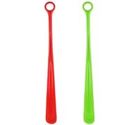 Générique Lazy Shoehorn, Round Handle PP Long Short Colorful Shoe Drawer, No-Bend Shoe Helper For Easy Wearing, For Elderly Pregnant Men Women, 1 Shoehôrn