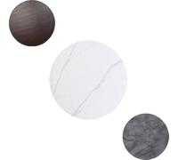 Générique Lazy Susan En Bois Plateau Tournant Pour Table À Manger, Plaque De Service Rotatif 50 60 70 80 90 100cm, Facile À Partager Les Aliments(White Marble Veins,100cm/39.4in)