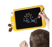 Générique LCD Drawing Tablet for Kids Colorful Screen Writing Board | 10.5 inch Erasable LCD Writing Pad with Lock Function | Kids Stocking Stuffers, Educational Drawing Board Toy for 3-7 Years Old