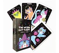 Générique Le Chat Bizarre Oracle Cards,The Weird Cat Oracle Cards,Tarot Deck,Firend GameJouets de voyance