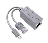 Générique Le convertisseur séparateur USB Peu encombrant transforme 48 V en 5 V pour Les appareils USB, Adaptateur pour Smartphones, Adaptateur Power Over Ethernet
