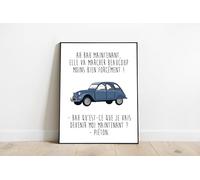 Générique Le corniaud - Wall art - Affiche - Poster - Impression (20 * 27cm)