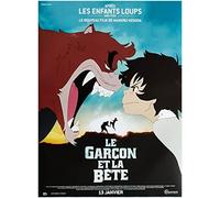 Générique Le Garçon et la Bête Affiche Cinéma Originale (Petit Format 53x39 cm ROULEE) 2015 Mamoru Hosoda