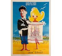 Générique Le Gendarme de Saint Tropez/Jean Girault - AFFICHE - 50x70cm
